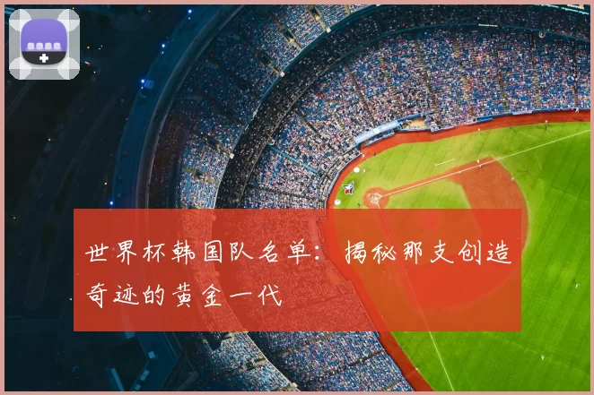 世界杯韩国队名单：揭秘那支创造奇迹的黄金一代