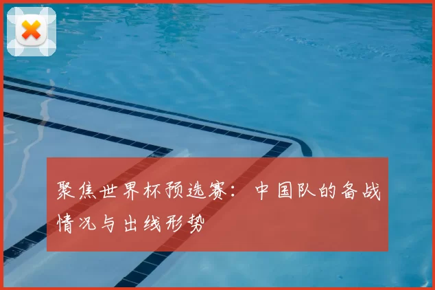 聚焦世界杯预选赛：中国队的备战情况与出线形势