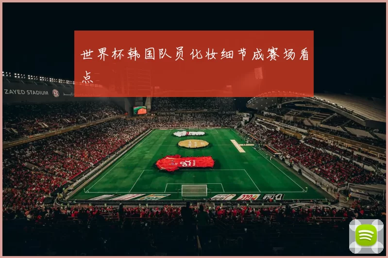 世界杯韩国队员化妆细节成赛场看点